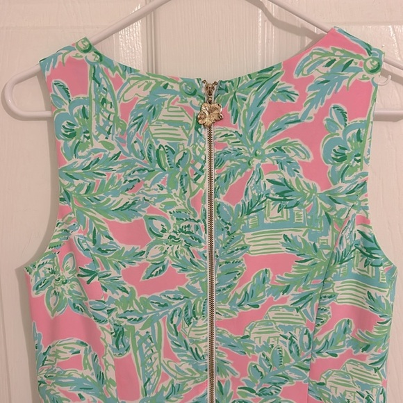 Lilly Pulitzer Vivian Stretch Shift in Mandevilla Baby New Size 4 - Picture 7 of 11